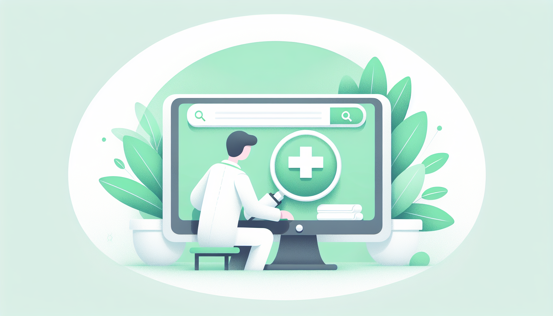 検索画面でキーワードを入力している様子