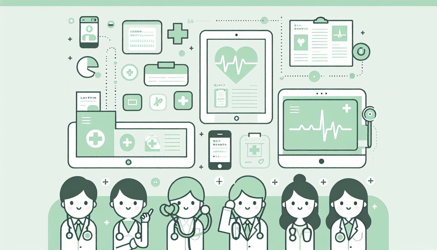 様々なタイプの電子カルテシステムの概要図