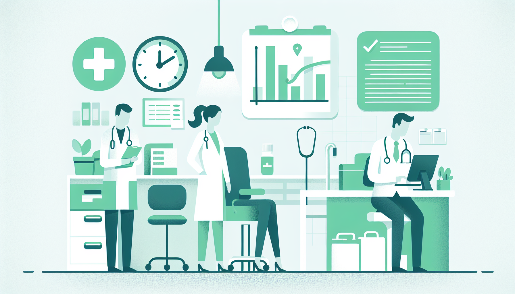 導入事例クリニックでの業務改善の様子