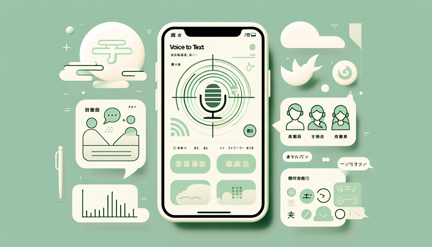 音声テキスト変換ツール選択のポイント一覧図