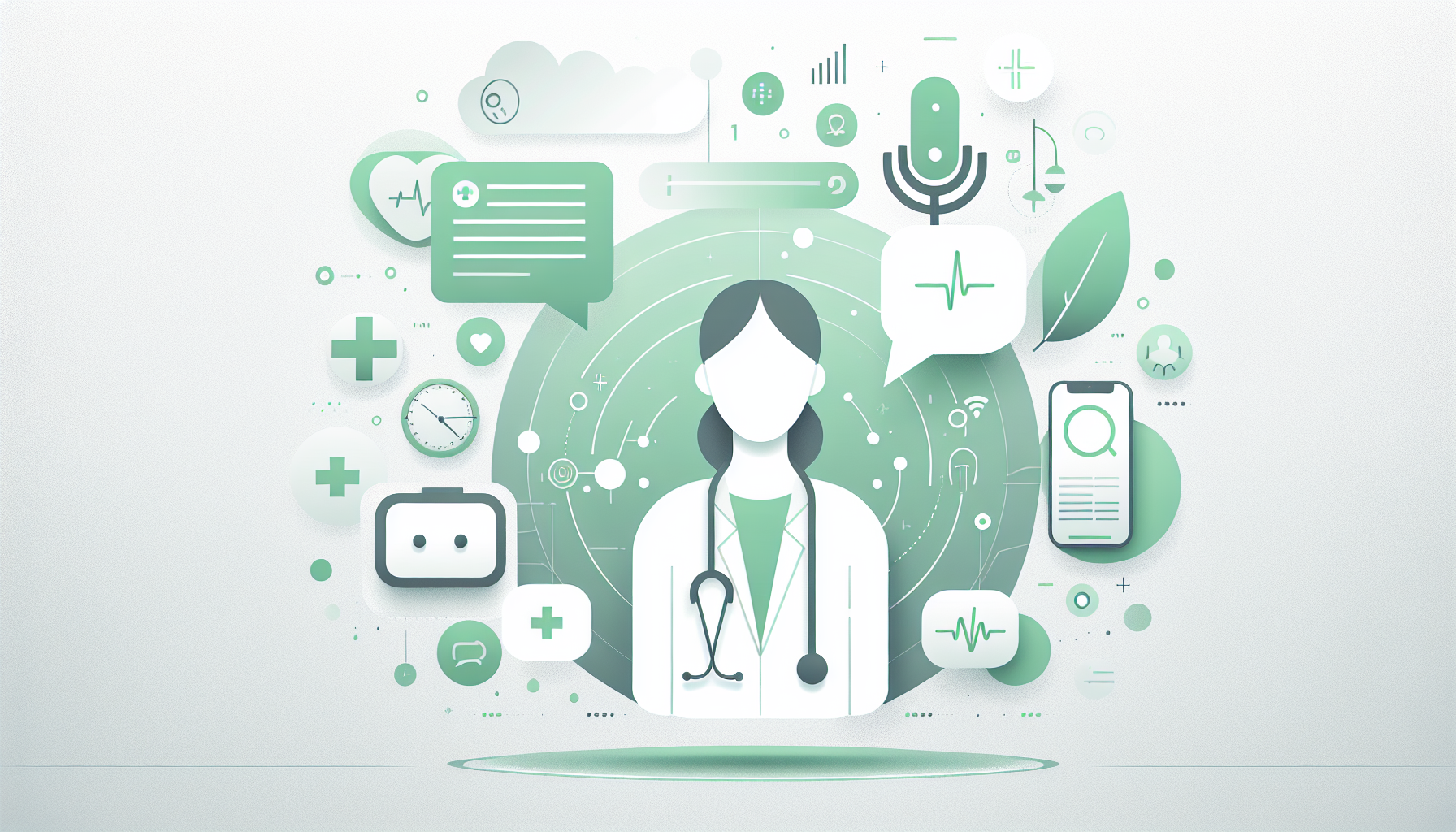 音声テキスト変換技術の未来イメージ図